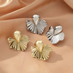 Load image into Gallery viewer, Floréa Gold Leaf Stud Earrings - Gold-Plated