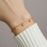 Load image into Gallery viewer, Bracelet minimaliste Perla étanche - plaqué or 18 carats