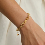 Load image into Gallery viewer, Isis Geometric Bracelet – 18K Gold-Plated