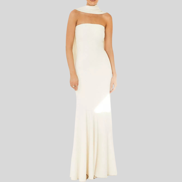 Aurora Blanc Maxi Dress