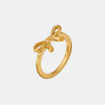 Load image into Gallery viewer, Millie Bow Ring Gold & Silver-Plated