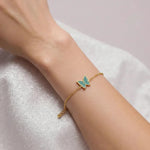Load image into Gallery viewer, Brunne Butterfly  Bracelet - 18K Gold-Plated
