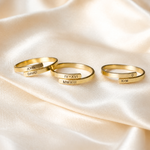 Load image into Gallery viewer, Alba Personalized Wrap Ring – 14K Gold &amp; Silver-Plated
