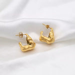 Load image into Gallery viewer, Aria Stud Earrings - 18K Gold-Plated
