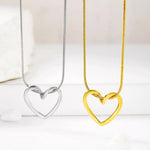 Load image into Gallery viewer, Arielle Heart Necklace – 18K Gold-Plated
