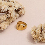 Load image into Gallery viewer, Audace Irregular Gold Ring – 18K Gold-Plated
