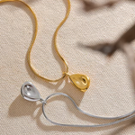 Load image into Gallery viewer, Aveline Geometric Pendant Necklace – 18K Gold-Plated
