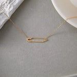Load image into Gallery viewer, Avenor Paperclip Chain Necklace – 18K Gold-Plated
