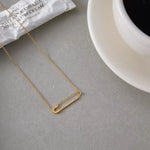 Load image into Gallery viewer, Avenor Paperclip Chain Necklace – 18K Gold-Plated
