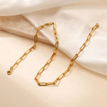 تحميل الصورة في عارض المعرض، Aviene Chain Necklace – 18K Gold-Plated
