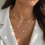 Load image into Gallery viewer, Aviora Charm Layered Necklace – 18K Gold-Plated
