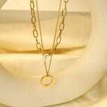 Load image into Gallery viewer, Axis Layered Necklace – 18K Gold-Plated
