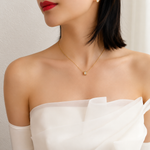 Load image into Gallery viewer, Célinea Minimalist Zircon Necklace – 18K Gold-Plated
