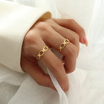 Load image into Gallery viewer, Cassie Adjustable Ring – 18K Gold-Plated
