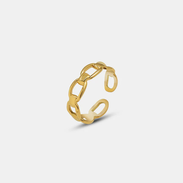 Cassie Adjustable Ring – 18K Gold-Plated
