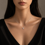 Load image into Gallery viewer, Eloise Four Leaf Necklace – 925 Sterling Silver Jewelry
