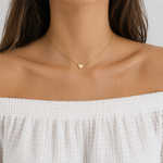 Load image into Gallery viewer, Gigi Minimalist Heart Pendant Necklace – 18K Gold-Plated Waterproof
