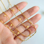 Load image into Gallery viewer, Delphine  Two Layer Necklace – 18K Gold-Plated
