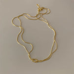 Load image into Gallery viewer, Elara Knot Necklace – 18K Gold-Plated
