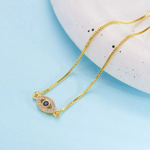 Ellen Eye Bracelet - 18K Gold-Plated