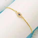 Load image into Gallery viewer, Ellen Eye Bracelet - 18K Gold-Plated
