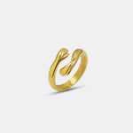 Load image into Gallery viewer, Gio Hug Bypass Ring – Gold &amp; Silver-Plated
