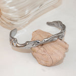 Load image into Gallery viewer, Iris Cuff Bracelet – 18K Gold &amp; Silver Plated
