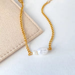Load image into Gallery viewer, Jullie Baroque Freshwater Pearl Bracelet – 14K Gold-Plated
