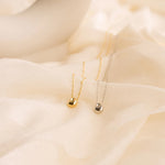 Load image into Gallery viewer, Juhi Water Drop Pendant Necklace – 14K Gold &amp; Silver-Plated
