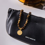 Load image into Gallery viewer, Sara Natural Stone Beaded Bracelet – 18K Gold-Plated
