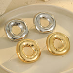 Load image into Gallery viewer, Éloria Bold Hoop Earrings – 18K Gold-Plated
