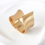 Load image into Gallery viewer, Asys Asymmetrical Bangle Bracelet - Gold-Plated
