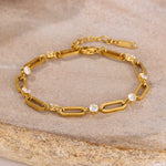 Load image into Gallery viewer, Joanna Waterproof  Bracelet - 18K Gold-Plated
