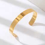Load image into Gallery viewer, Bracelet Jonc Hanna plaqué or 18 carats
