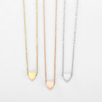 Load image into Gallery viewer, Gigi Minimalist Heart Pendant Necklace – 18K Gold-Plated Waterproof

