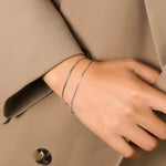 Load image into Gallery viewer, Julis Double Layer Chain Bracelet – 18K Gold-Plated
