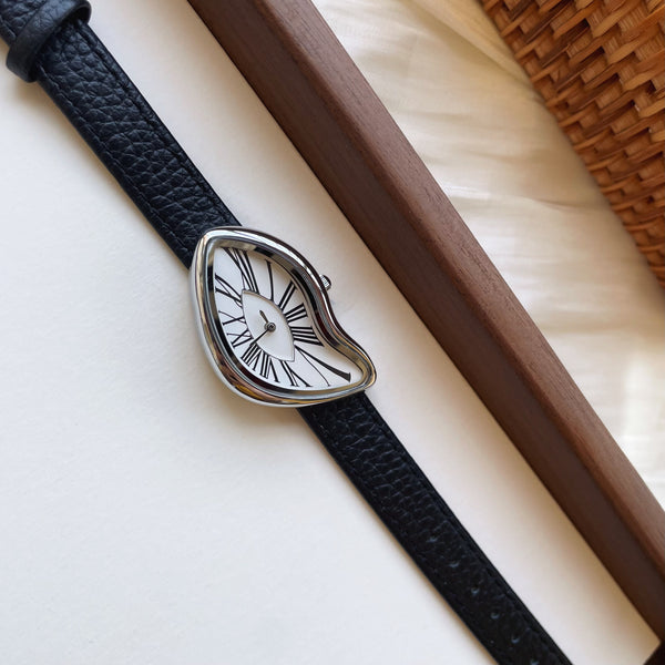 Dalí Crash–Inspired Vintage Designer Women’s Quartz Watch