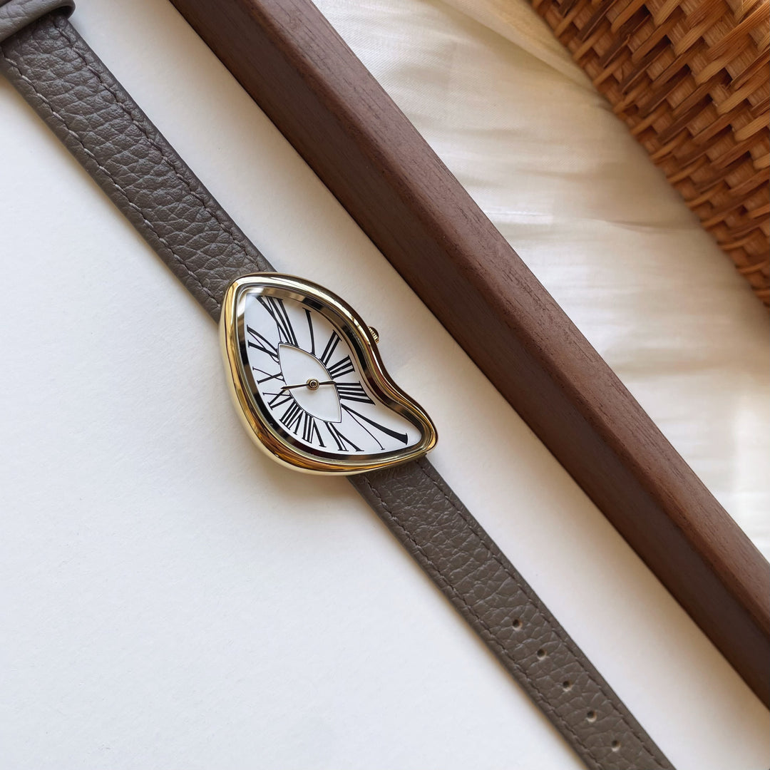 Dalí Crash–Inspired Vintage Designer Women’s Quartz Watch