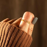 Load image into Gallery viewer, Isla Heart Shape Ring -  925 Sterling Silver &amp; 18K Gold-Plated
