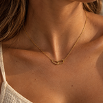 Load image into Gallery viewer, Kaelis Interlocked Necklace – 18K Gold-Plated
