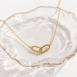 Load image into Gallery viewer, Kaelis Interlocked Necklace – 18K Gold-Plated
