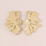 Load image into Gallery viewer, Kleo Flower Stud Earrings - 18K Gold-Plated
