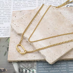 تحميل الصورة في عارض المعرض، Lioren Layered Necklace – 18K Gold-Plated
