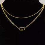 تحميل الصورة في عارض المعرض، Lioren Layered Necklace – 18K Gold-Plated
