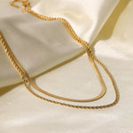 Load image into Gallery viewer, Lioren Layered Necklace – 18K Gold-Plated
