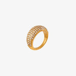 تحميل الصورة في عارض المعرض، Lisette Czech Crystal Ring – 18K Gold-Plated &amp; Silver-Plated
