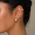 Load image into Gallery viewer, Liv Hoop Earrings – 14K Gold-Plated
