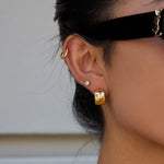 Load image into Gallery viewer, Liv Hoop Earrings – 14K Gold-Plated
