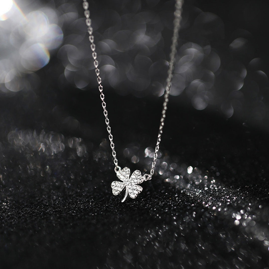 Eloise Four Leaf Necklace – 925 Sterling Silver Jewelry