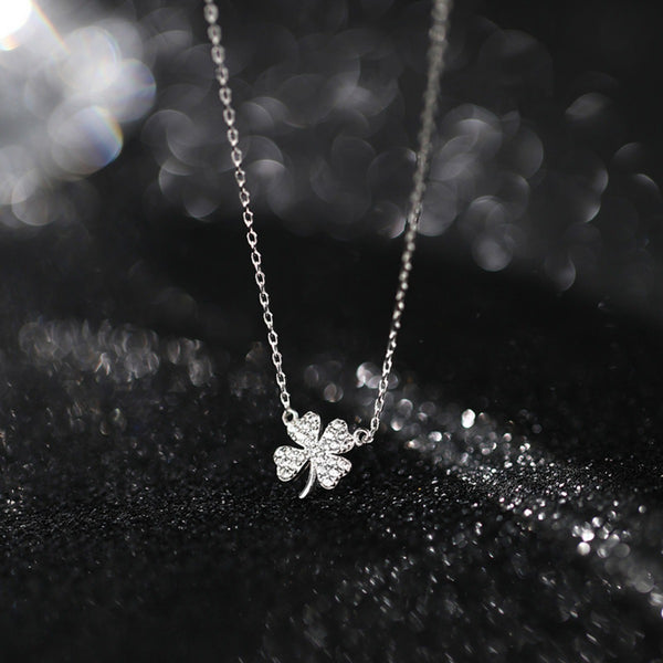 Eloise Four Leaf Necklace – 925 Sterling Silver Jewelry